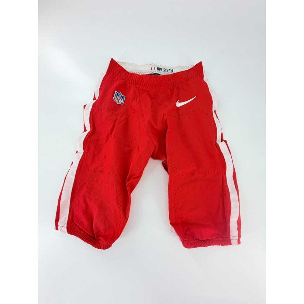 Kansas City Chiefs Team Issued Nike NFL Football Pants Mens Size 30 Red 2023 #24